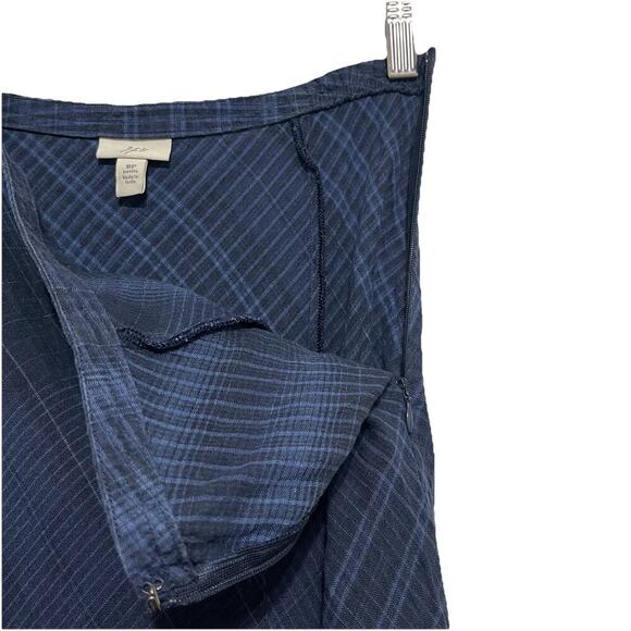 J. Jill Trumpet Skirt Midi Linen Size 8P Boho Vacation Coastal Lagenlook - Picture 6 of 6